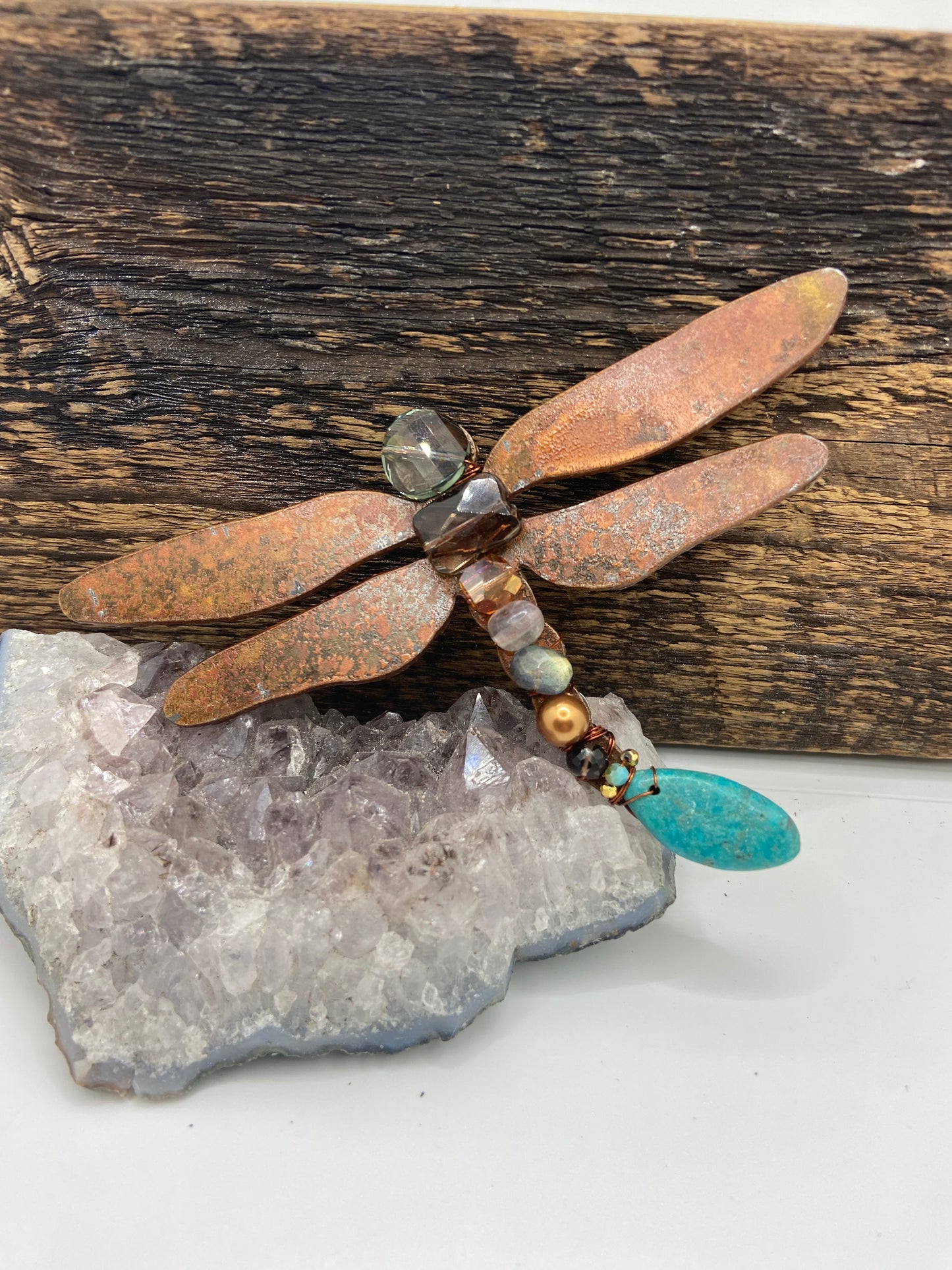 Gemstone Dragonfly Magnet